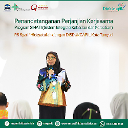 PENANDATANGANAN PERJANJIAN KERJASAMA PROGRAM SIHATI DISDUKCAPIL KOTA TANGSEL