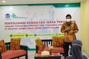 PENYULUHAN KESEHATAN SERTA PERTEMUAN DENGAN TOKOH MASYARAKAT DAN PEMANGKU KEPENTINGAN DI WILAYAH RS SYARIF HIDAYATULLAH